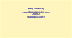 Desktop Screenshot of kigafachberatung.evkirche-rv.de