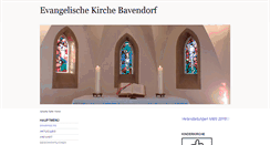 Desktop Screenshot of bavendorf.evkirche-rv.de