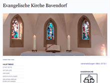 Tablet Screenshot of bavendorf.evkirche-rv.de